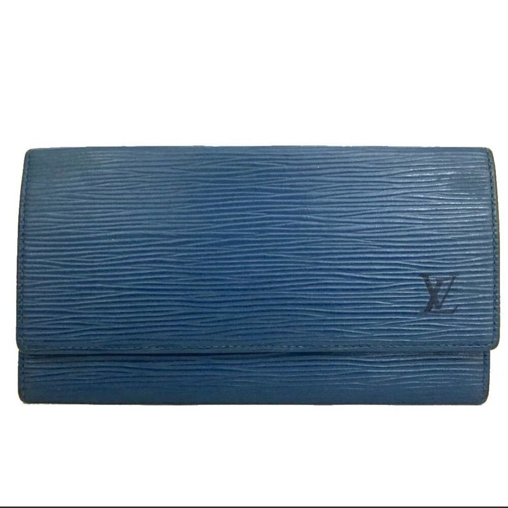 Authentic Louis Vuitton Epi Porte  Bifold Long Wallet /MI0994.